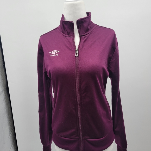 Umbro Maroon Track Jacket, Size Small - Picture 2 of 10